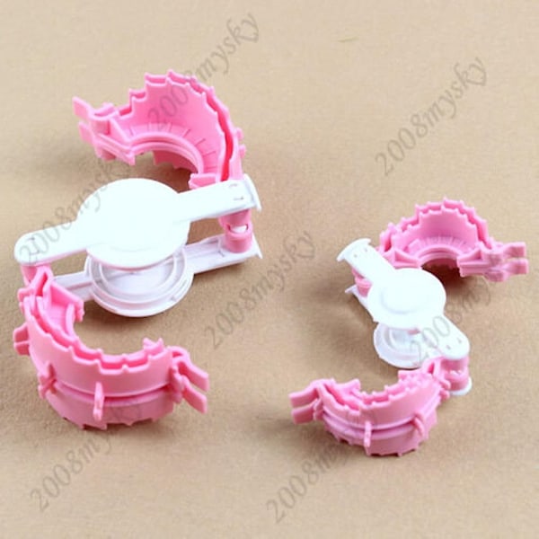 2x Storlek L+s Hjärtformad Pom Pom Maker Baby Fluff Ball Weaver Stickning Hantverk Verktyg-WELLNGS