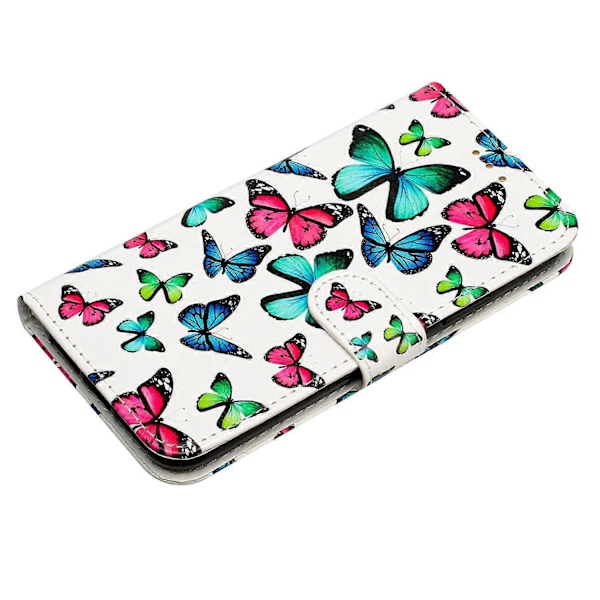 til HMD Pulse Pro Etui Trykt Mønster Design Læder Telefon Cover - WELLNGS Style B