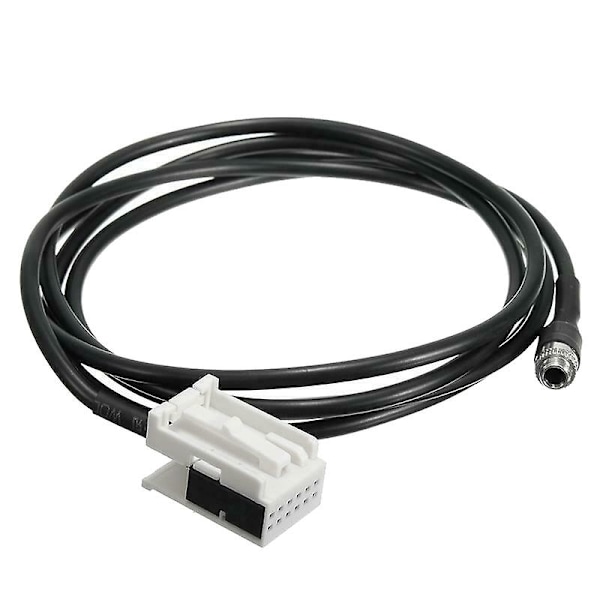 Bil 3,5 mm 12-pin hunn lydmusikk Aux-kabel inngangadapter for W169 W203 W209 W221 W164 R230-WELLNGS