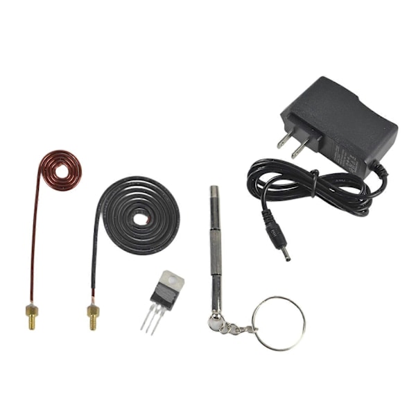 150MHz EMP Generator US/EU-kontakt Glödlampsdetektor Högfrekvent Högeffekts Elektromagnetisk Pulsgenerator Justerbar Svart-WELLNGS White