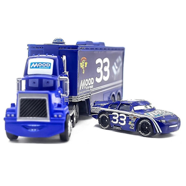 Cars Hicks Mack Lastbil Uncle Diecast Leksakssats - WELLNGS M