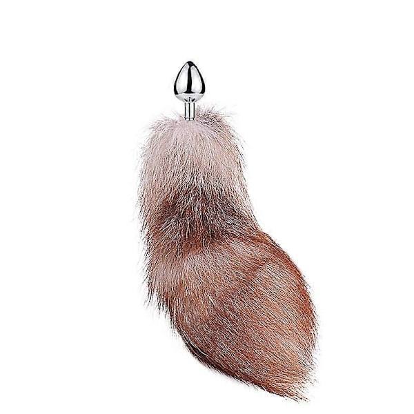 Hale Plug-In Rævehale Kat Små Rekvisitter Ægte Hår Lille Hale Aftagelig Hund Legetøj Sp-WELLNGS Golden Island Fox S