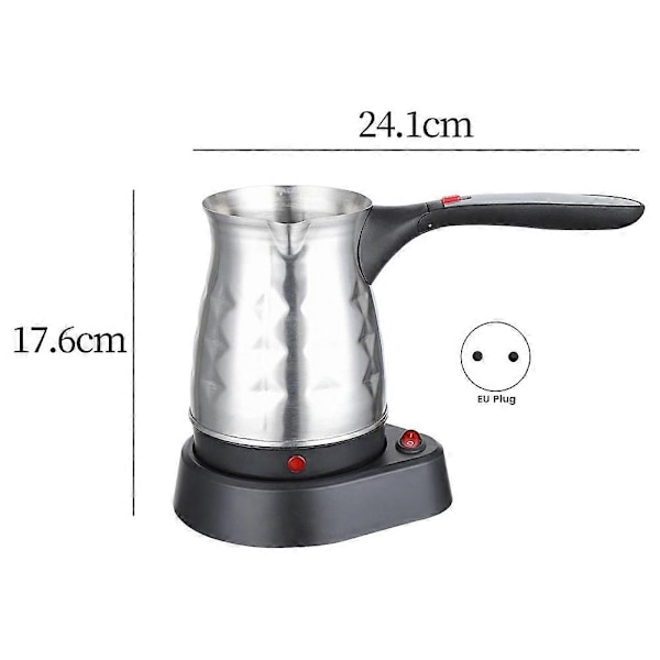 Elektrisk turkisk kaffemaskin, 500 ml elektrisk turkisk kaffekanna, elektrisk turkisk kaffekanna, M-WELLNGS