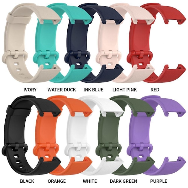 Klockarmband för Xiaomi Mi Watch Lite Rem ersättning Armband Silikon Armband för Redmi Watch 2 Lite Rem Armband-WELLNGS Purple