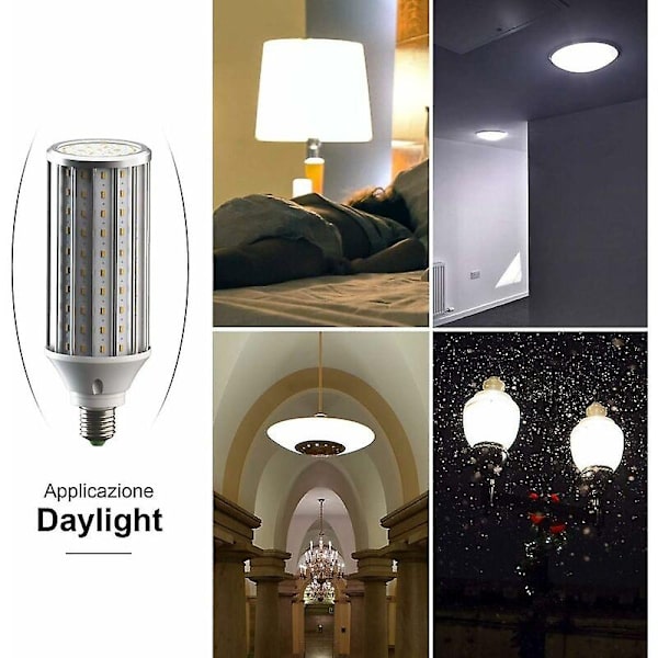 LED-maissilamppu, E27 LED-hehkulankamppu 60W Maissilamppu LED-maissilamppu 4500K 5850LM 550W vastaava LED-lamppu-WELLNGS