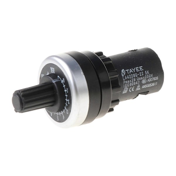 LA42DWQ-22 1K 2K 5K 10K Rotations Potentiometer Inverter Hastighedsregulator Inverter-WELLNGS 5K Ohm
