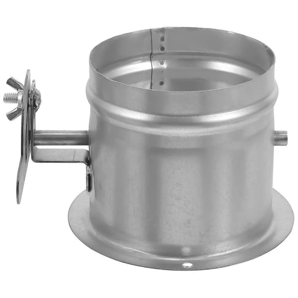 Backflödesskydd Ventilspjäll Ugn Fläktsystem Diameter 100mm Luftflödesreglering 1st-WELLNGS
