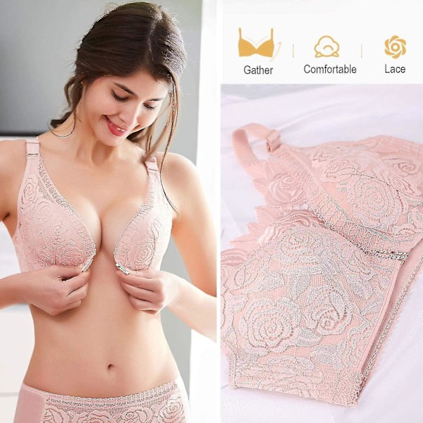 Floral Secrets Comfort Rose -rintaliivit, Comfort Rose Lift -rintaliivit, Rintaa kohottava, langaton ja saumaton rintaliivi Cy-WELLNGS Caramel 42D