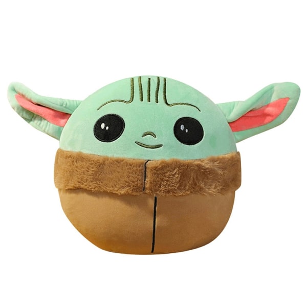 1 st plyschleksak Baby Yoda Anime Cartoon Plyschleksaker Y-WELLNGS 22CM