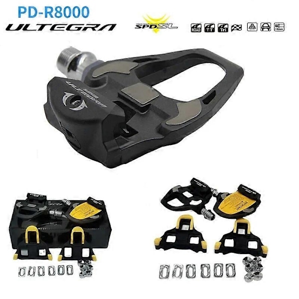105 PD R7000/PD5800/R540/R550 landevejspedaler kulfiber klikpedaler SPD pedaler med SM-SH11 klamper ultegra pd-r8000-WELLNGS R550 one more sh11