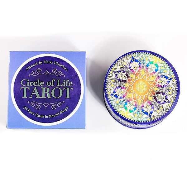 Circle of Life Tarot Fortune Telling Oracle Cards Tapet Familie Fest Uformell Brettspill med PDF Guide - WELLNGS Way of the Panda