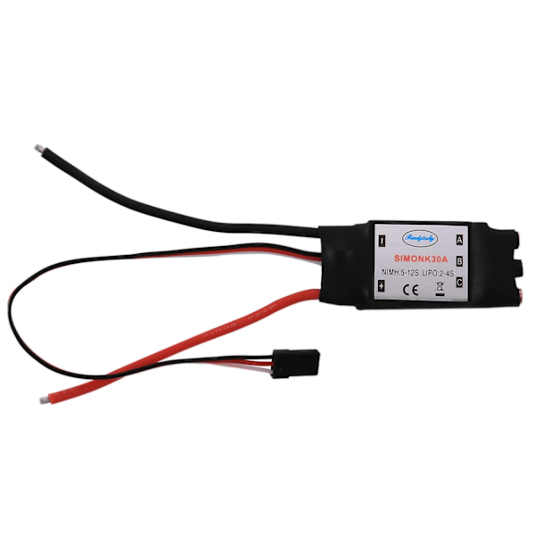 4x for Simonk 30a Esc Børsteløs Hastighedsregulator Bec 2a til Quadcopter F450 X525-WELLNGS