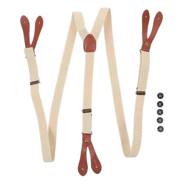 Seler Menn Bukseknapper Menn Knapphull Seler Voksen Seler Y-rygg Elastiske Bukseseler Herre Seler Knapper - WELLNGS