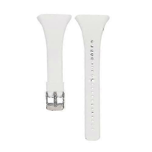 Kompatibel med Polar Ft4 & Ft7 Silikone Urrem - WELLNGS White