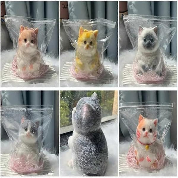 Fet katt Squishy leksak, Stor katt Squishy leksak - WELLNGS E