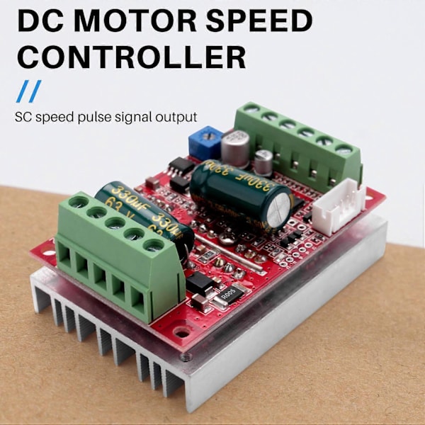 DC 6-60V 400W BLDC Trefaset DC Børsteløs Motor Kontroller PWM Hall Motor Kontroll Driverkort 12-WELLNGS
