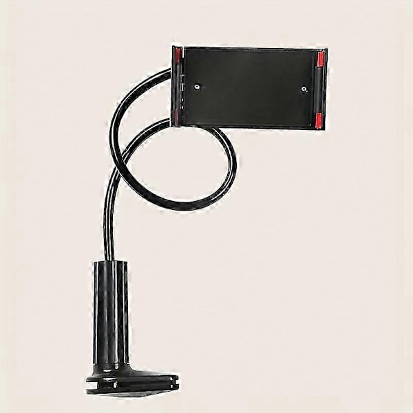 360 Graders Roterende Tablet Telefonholder Spiral Base Lazy Stand Mobiltelefon Tablet Sengestativ Seng Lazy Stand-WELLNGS Black