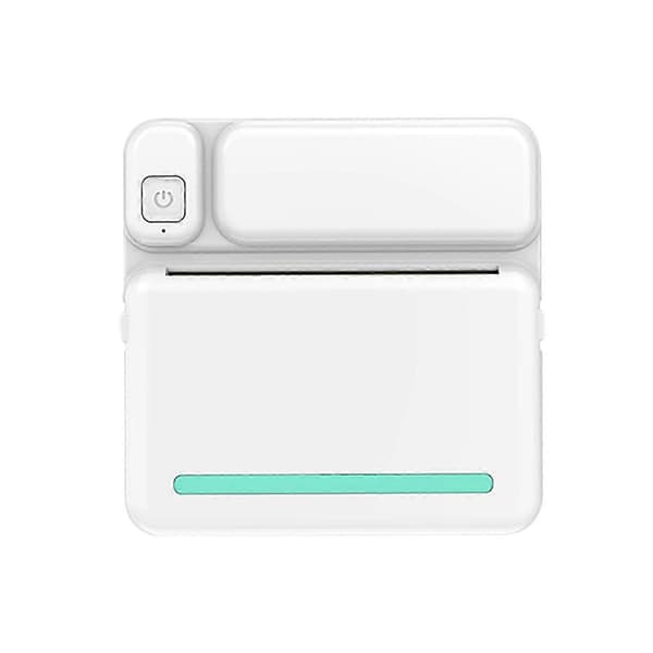 Termisk Bærbar Bluetooth-printer 57mm Mini Trådløs POS Termisk Fotoprinter til Android iOS Telefon - WELLNGS Blue