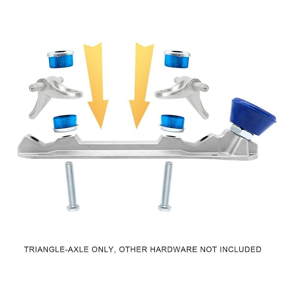2 par rulleskøyte trekant lastebiler, rulleskøyte plate erstatning dobbel action lastebiler rulleskøyter-WELLNGS