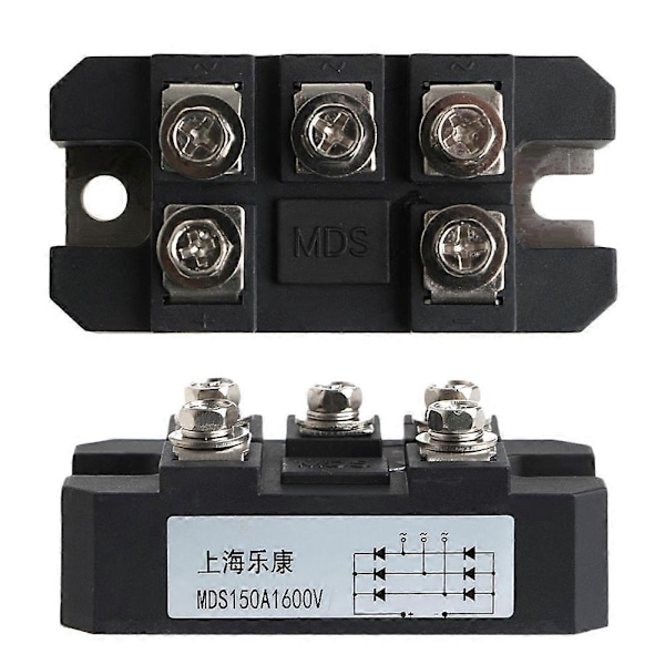 MDS 150A 1600V Trefase Diodebro Modulkort MDS150A-WELLNGS