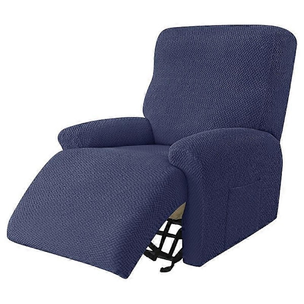 Överdrag Fåtölj Sofföverdrag Halkfria, för Vardagsrum - WELLNGS Navy blue