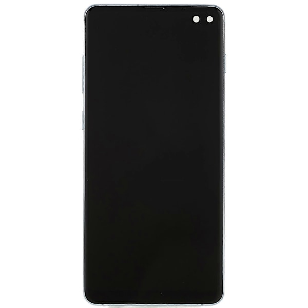 til Samsung Galaxy S10 Plus G975 LCD Skærm og Digitizer Samling + Ramme Udskiftningsdel - WELLNGS Style B