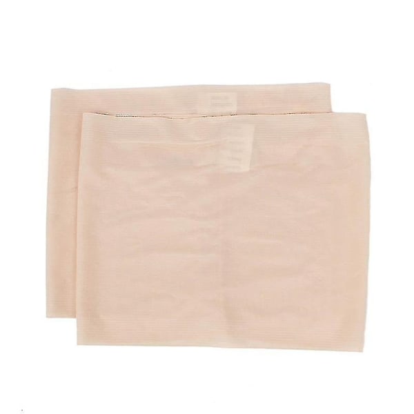 2 stk. sommer anti-chafing lårbånd slankende bånd høy elastisk silikagel anti-friksjonsbeskyttelse benvarmer pluss størrelse Tw-WELLNGS Beige F 66-78 cm