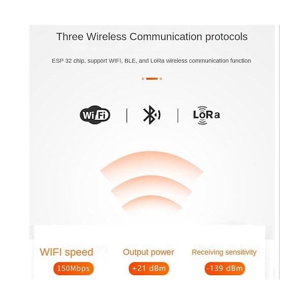 Esp32 Lora-kehityskortti Lora Wireless Stick Lite V3 863/868-915/928 Hz Sx1276 Esp32-pico--WELLNGS