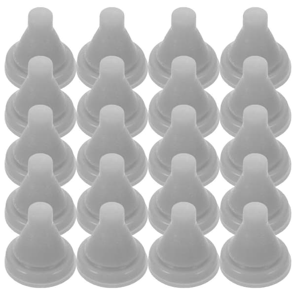 50 stk. Silikondyser for dusjhode, erstatningsdyser for dusjhode, reservedeler for dusjhode, silikon dusjhode erstatningsdyser - WELLNGS