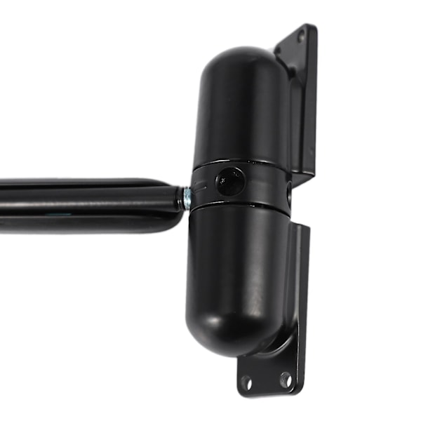 2 Set 20-70kgs Svart Justerbar Ytmonterad Fjäderdörrstängare Automatisk Dörrstängare Brandklassad-WELLNGS