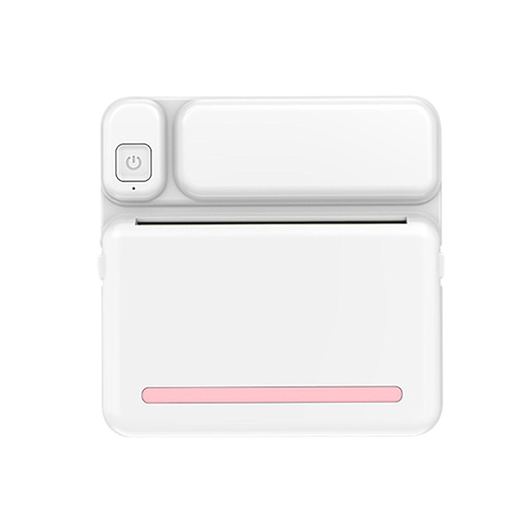 Lämpökannettava Bluetooth-tulostin 57mm Mini langaton POS-lämpökuva-valokuvatulostin Android IOS-matkapuhelimeen FLYE1984-WELLNGS Pink