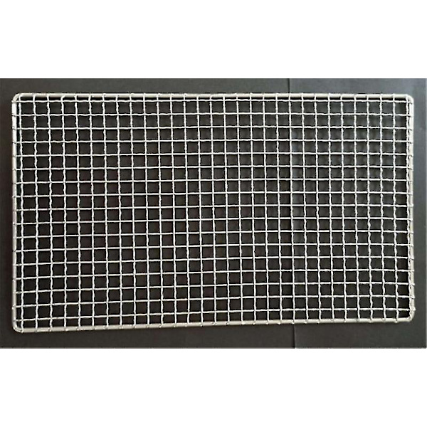 Rustfrit stål grillmåtte net-WELLNGS 42x42cm