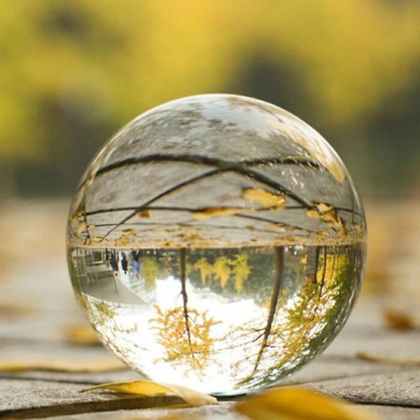 Wharick Transparent Crystal Ball Fotografi Akrobatik Show Prop Fortune Dekor Ornament-WELLNGS 40mm