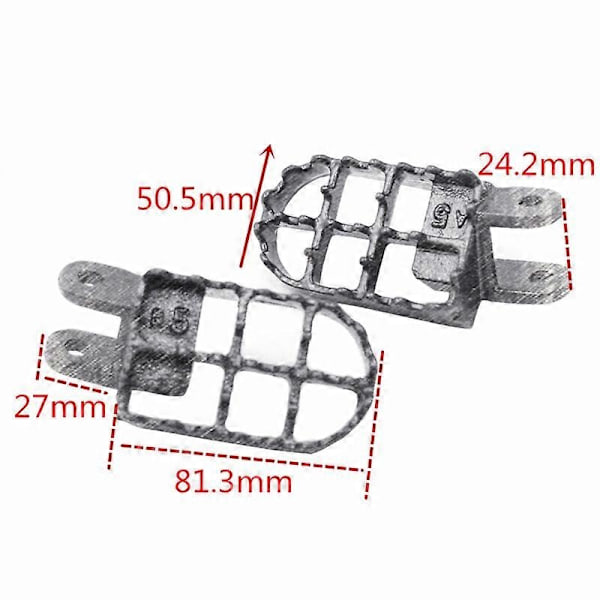 for Honda XR250 XR 250 400 CR80 XR650L 96-05 XR350R 83-84 XR600R 89-00 XR650R 00-05 Stål Fothvilere Fotpinner Fotstøtte - WELLNGS