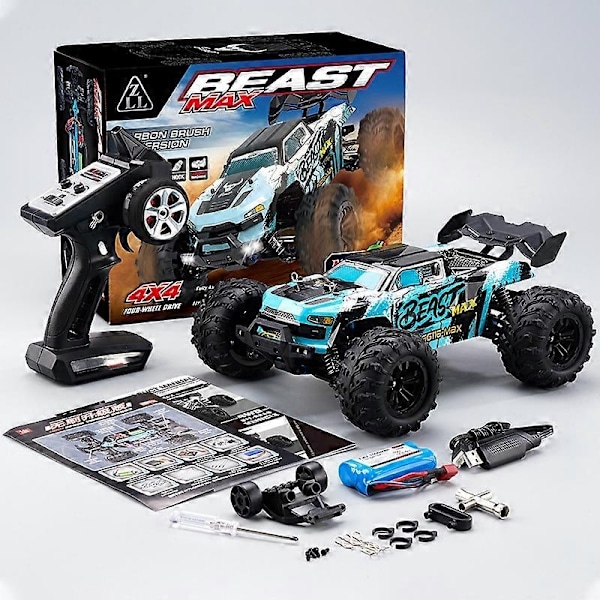 ZLL SG116MAX/SG116PRO 1:16 40/80 km/h 4WD RC-auto Korkea Drift-nopeus LED-etupäävalot Leikkiauto - WELLNGS SG116MAX-BOX-1B