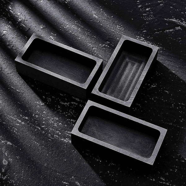 4-delars 1 KG Grafitgötform Gjutgöt Degelform Silver Guldgötform Smältgjutning - WELLNGS
