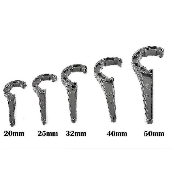 20/25/32/40/50mm PVC PE Rör Kran Vattenfördelare Plastventil Anslutning Trädgård Jordbruk Bevattning Vattenrör Slangfog Tillbehör-WELLNGS Wrench 50mm