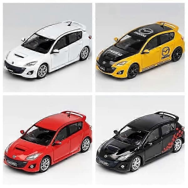 Gcd 1:64 Axela2 Mazda Speed 3 MPS Hatchback Diecast Modellbil Leksak - WELLNGS Red