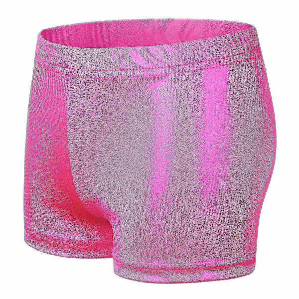 Flickor Gymnastik Shorts Ballet Gymnastik Shorts-WELLNGS Rose red 150cm