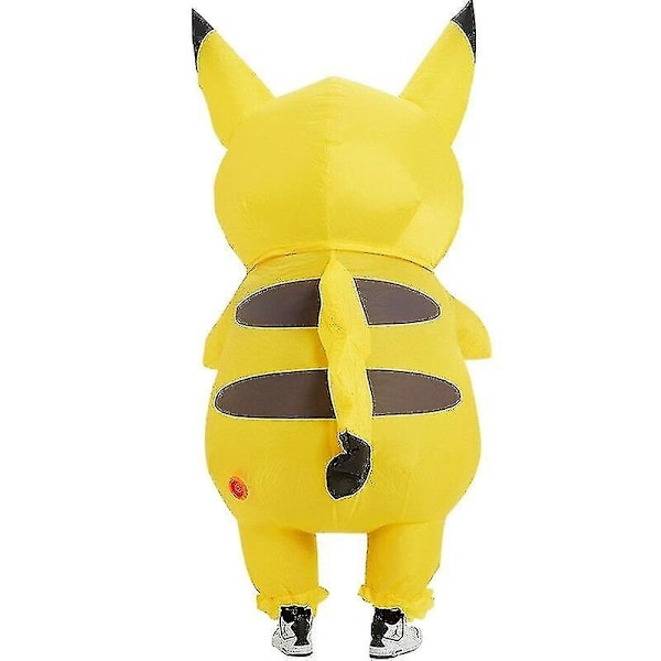 Gul oppustelig maskot Pica Anime Cosplay til voksne børn tegneserie kostume sjovt fancy dress kostumer-WELLNGS Adult(150-190CM)