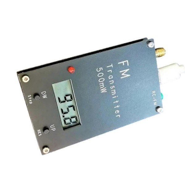 Transmitter 2000M Digital Display 500MW Stereo 76-108M Radio FM Transmitter-WELLNGS
