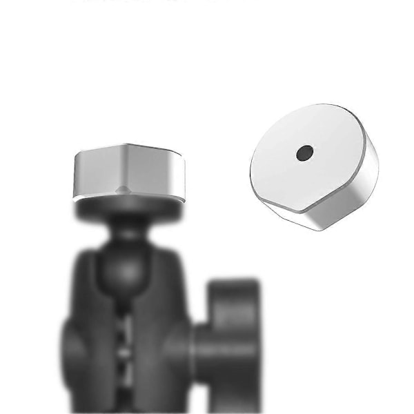 Stativfäste Adapter för Starlink-kompatibel Mini Universal 1/4 -20 Gänga Stativfäste Adapter-WELLNGS Silver