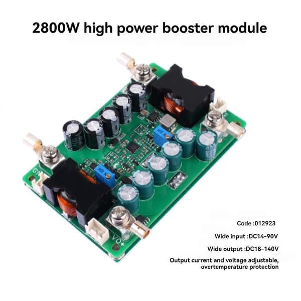 Kompatibel med 2800W Högeffekts DC-DC Boost Converter Modul-WELLNGS