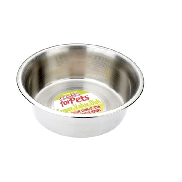 SVS Stål Hundefoder Skål 2800ml - WELLNGS