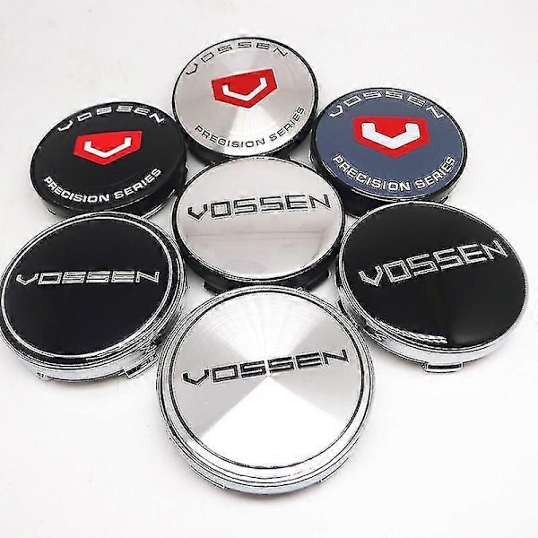 4 stk. 60mm Vossen Felgsenter Navkapsel Bilfelger Støvtett Deksel Navkapsler 56mm Emblem Auto Styling Tilbehør-WELLNGS M
