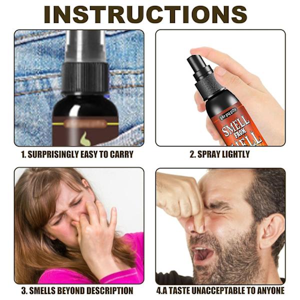 Haju Prank Spray, Haju Peppu Myrkky Pommi Prank Pieru Spray, Haju Prank Neste Spray Hauska & Hajuaa Pahalta-WELLNGS Poo smell