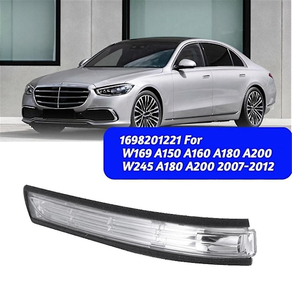 Venstre side LED sidespejl lys A1698201121 Anvendelig til W169 W245 07-11 blinklysindikator - WELLNGS