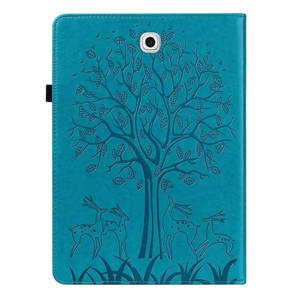 til Samsung Galaxy Tab S2 9.7 PU Læder Etui - WELLNGS Blue