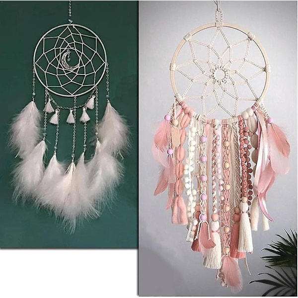 10/12 stk. bambus blomsterkrans, træ krans ring makram krans ringe, drømmefanger håndværk krans ringe til DIY bryllup krans-WELLNGS 12pcs 10cm