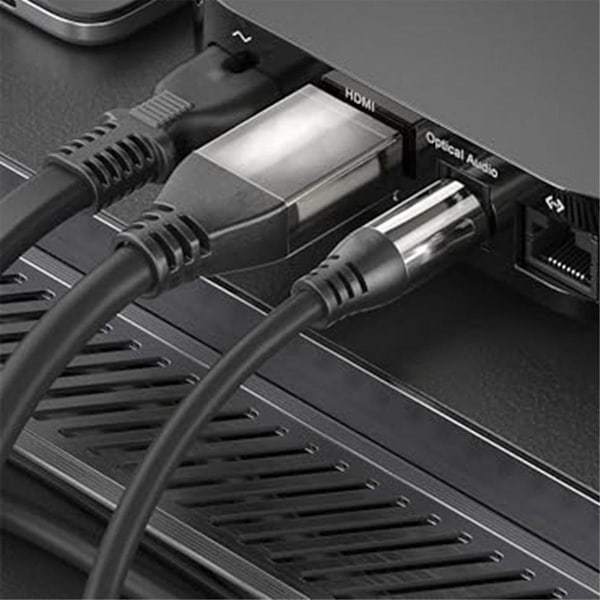 2-portars Toslink-splitter, optisk fiberljudsplitter 1 in 2 ut Stöd LPcm2.0, Digital, DTS 5.1 fo-WELLNGS